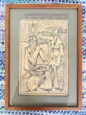 Lucebert - Rare early work, signed, 1946 - attributed to kopen? Bied vanaf 1750!