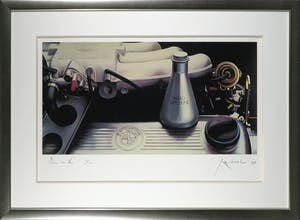 Rob Scholte - Zeefdruk, Wall of Fire - Ingelijst (Groot) kopen? Bied vanaf 200!