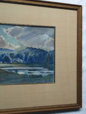 Frederik Teding van Berkhout - Ingelijste aquarel , Duinlandschap kopen? Bied vanaf 60!