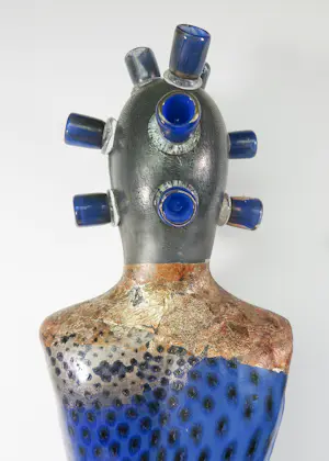 Richard Price - Sculptuur van glas, Blue Lady (Groot!) kopen? Bied vanaf 2000!