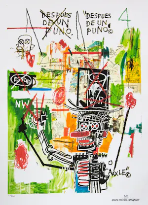 Jean-Michel Basquiat - Jean-Michel Basquiat 'AfterPuno' kopen? Bied vanaf 95!