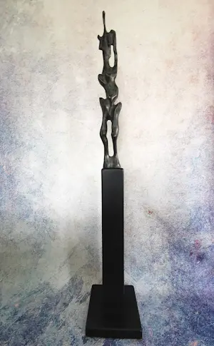 Ety Bagchus - Etienne groot Brons abstract sculptuur Apeldoorn - Lommel kopen? Bied vanaf 800!