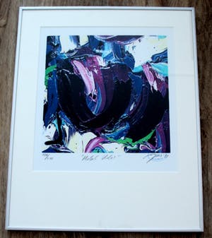 Johan Adriaan Smit - Ingelijste zeefdruk: Mabel Violet- 1999 kopen? Bied vanaf 50!