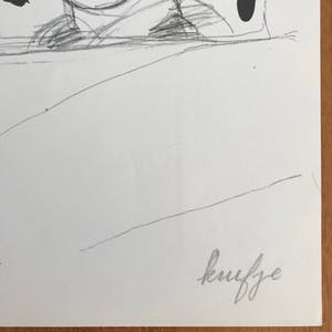 Reinier Lucassen - Gesigneerde litho - "KUIFJE" - 1966 - 22/50 - zelden aangeboden! kopen? Bied vanaf 75!
