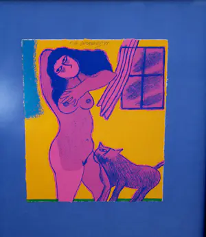 Corneille - Ingelijste zeefdruk - 1988(nette lijst!) kopen? Bied vanaf 250!