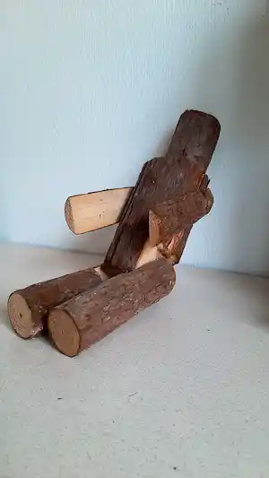 Tom Claassen - Three men / zittende houten man vendu pour 299€ !