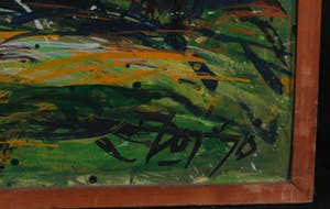 Antoine van der Pas - Acryl op paneel, Herfstlandschap - Ingelijst (Groot) kopen? Bied vanaf 60!