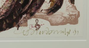 Gerti Bierenbroodspot - Litho, Z.T. Slang - Ingelijst kopen? Bied vanaf 10!