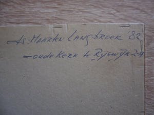 Maarten Langbroek - Ets. Titel, "Oude Kerk te Rijswijk (ZH)". kopen? Bied vanaf 15!