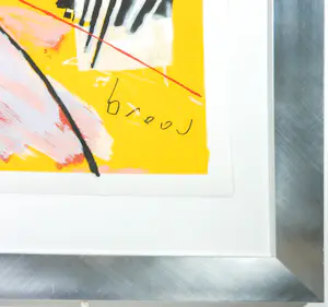 Herman Brood - Zeefdruk, Vleugel - Ingelijst (groot) kopen? Bied vanaf 550!