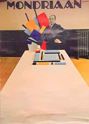 Niet of onleesbaar gesigneerd - Tentoonstelling Piet Mondriaan in Haags Gemeentemuseum verkocht voor € 1!