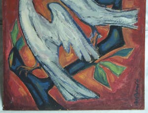 Klaas Pijlman - 2 Gouaches, “Vogels” en “Storm” – 1961 kopen? Bied vanaf 1!