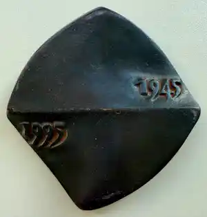 Hanneke Mols-van Gool - bronzen penning | 'Bevrijdingspenning' | 1995 (PENNINGKUNST) kopen? Bied vanaf 70!