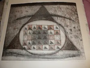 Peter Westen - 2 kleuren ets. Titel, "Beden ". kopen? Bied vanaf 20!