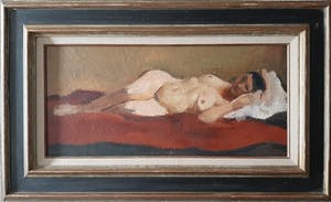 Edmond Ademee Heuze - Reclining nude kopen? Bied vanaf 450!