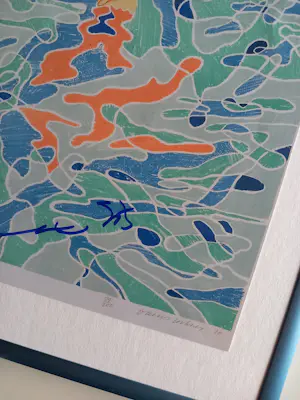 David Hockney - The Diver – Gesigneerd door Mark Spitz kopen? Bied vanaf 145!