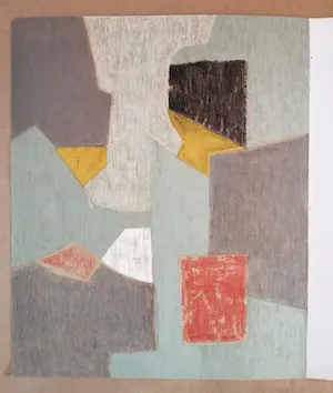 Serge Poliakoff - 5 Lithografieën uit boek kopen? Bied vanaf 15!