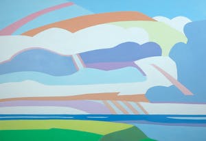 Paul Overhaus - Olieverf op doek, Wolken - Ingelijst (Zeer Groot) kopen? Bied vanaf 150!
