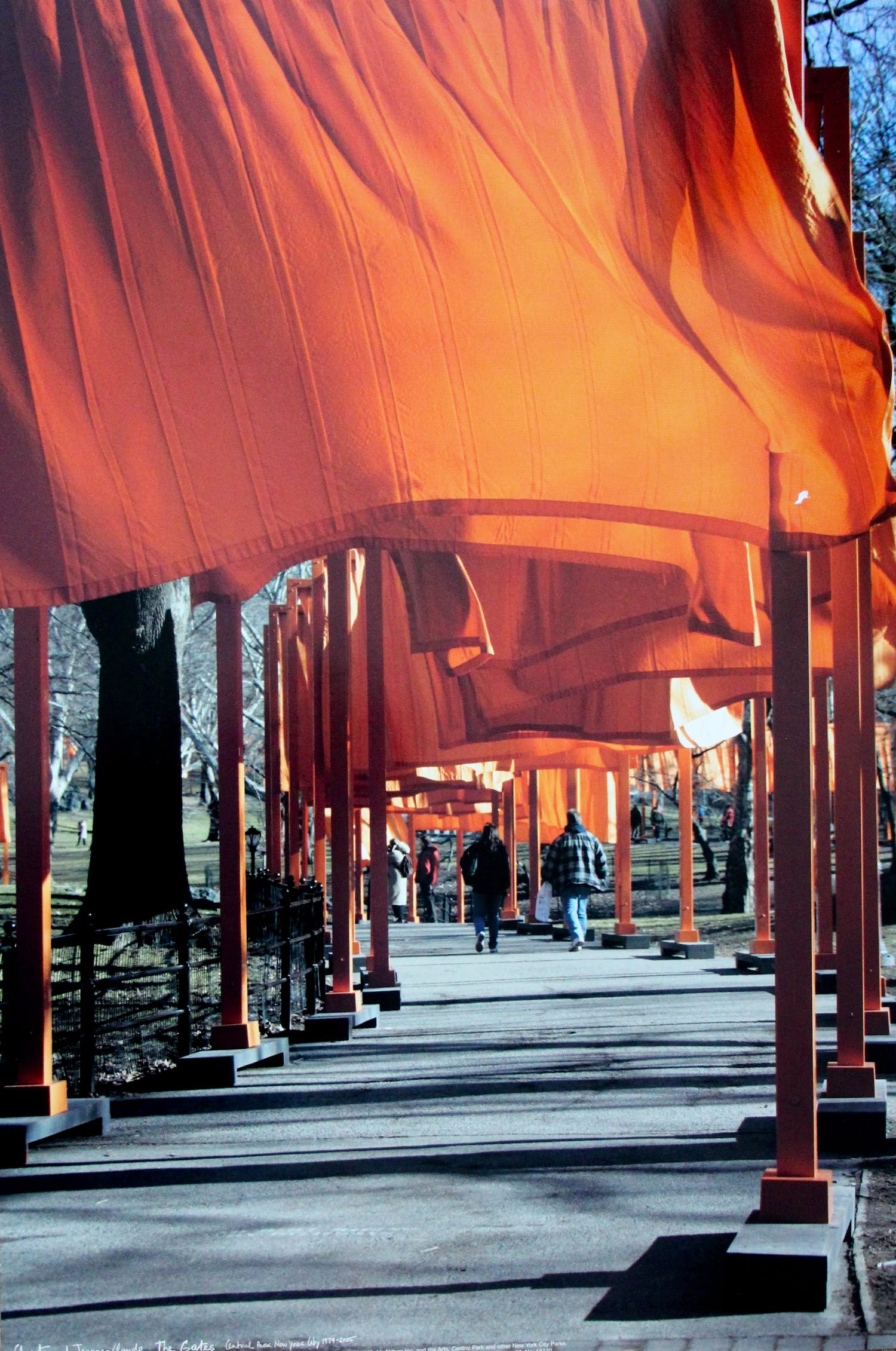 Christo - Ongesigneerde foto litho: The Gates - 2005 verkocht voor € 10!