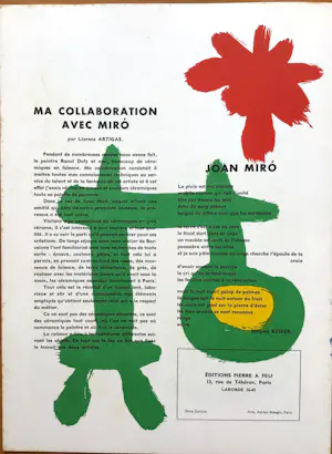 Joan Miro - Derrière Le Miroir - no. 14-15 - Jaar 1948 - Maeght Paris - 2e Editie - Goed kaufen? Bieten Sie von 50!