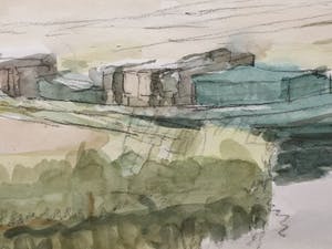 Willem Kooiman - Vier landschappen kopen? Bied vanaf 30!