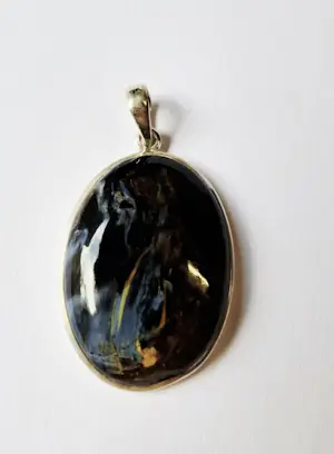 nieuwe zilveren Hanger 925 met zeer zeldzame Pietersiet kopen? Bied vanaf 65!