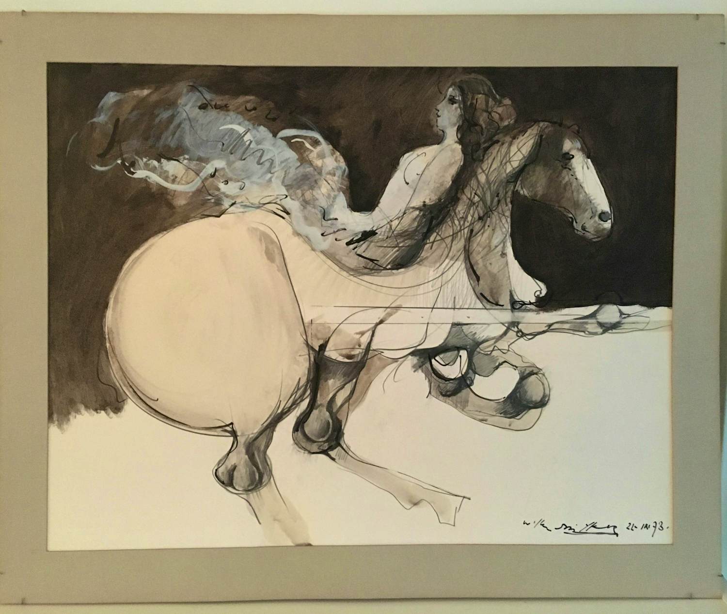 Willem Snitker - Vrouw op Paard kopen? Bied vanaf 100!