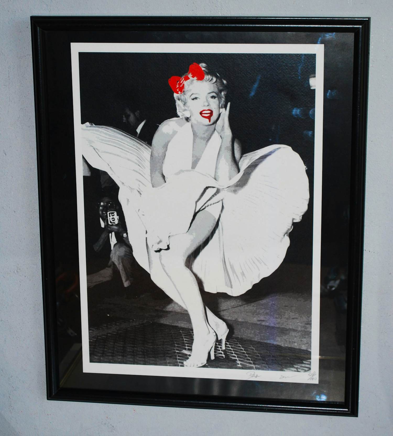 Death NYC - Marilyn met opwaaiende jurk - zeefdruk kopen? Bied vanaf 100!