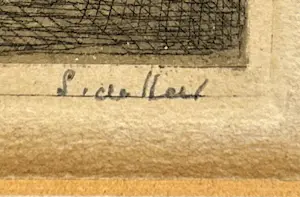 Simon de Heer - Ets St. Bavo, Haarlem. kopen? Bied vanaf 30!