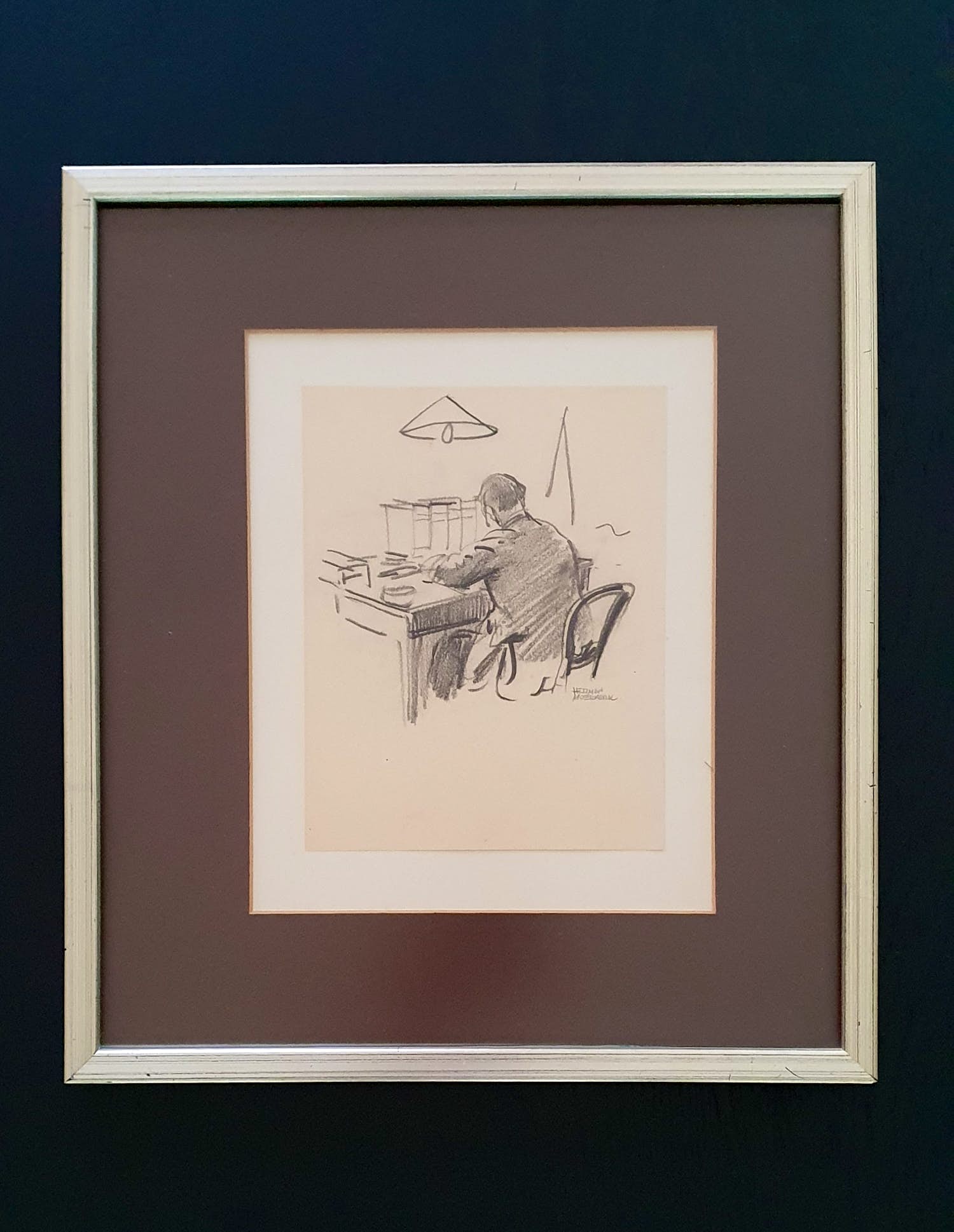 Herman Moerkerk - Kantoor scene kopen? Bied vanaf 40!