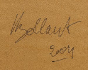 Jan Bollaert - Gemengde techniek op board, Peace couple kopen? Bied vanaf 60!