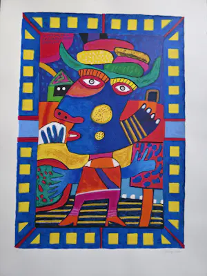 Clemens Briels - lot van 7 zeefdrukken - diverse oplages/jaartallen kopen? Bied vanaf 500!