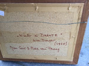 Wim Burger - C5042, Winter in Drenthe kopen? Bied vanaf 275!