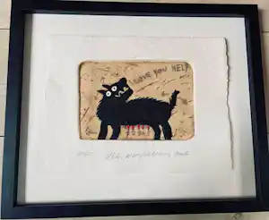 Raymond Waydelich - I Love You Help verkocht voor € 130!