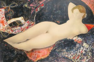 Alain Bonnefoit - Litho, Grand nu au sofa noir kopen? Bied vanaf 30!