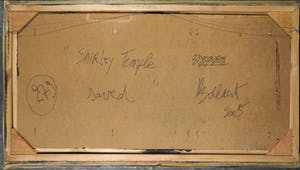 Jan Bollaert - Acryl op papier, Shirley Temple saved - Ingelijst (Groot) kopen? Bied vanaf 50!