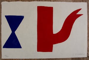 Klaas Gubbels - Houtdruk - 1998 kopen? Bied vanaf 375!