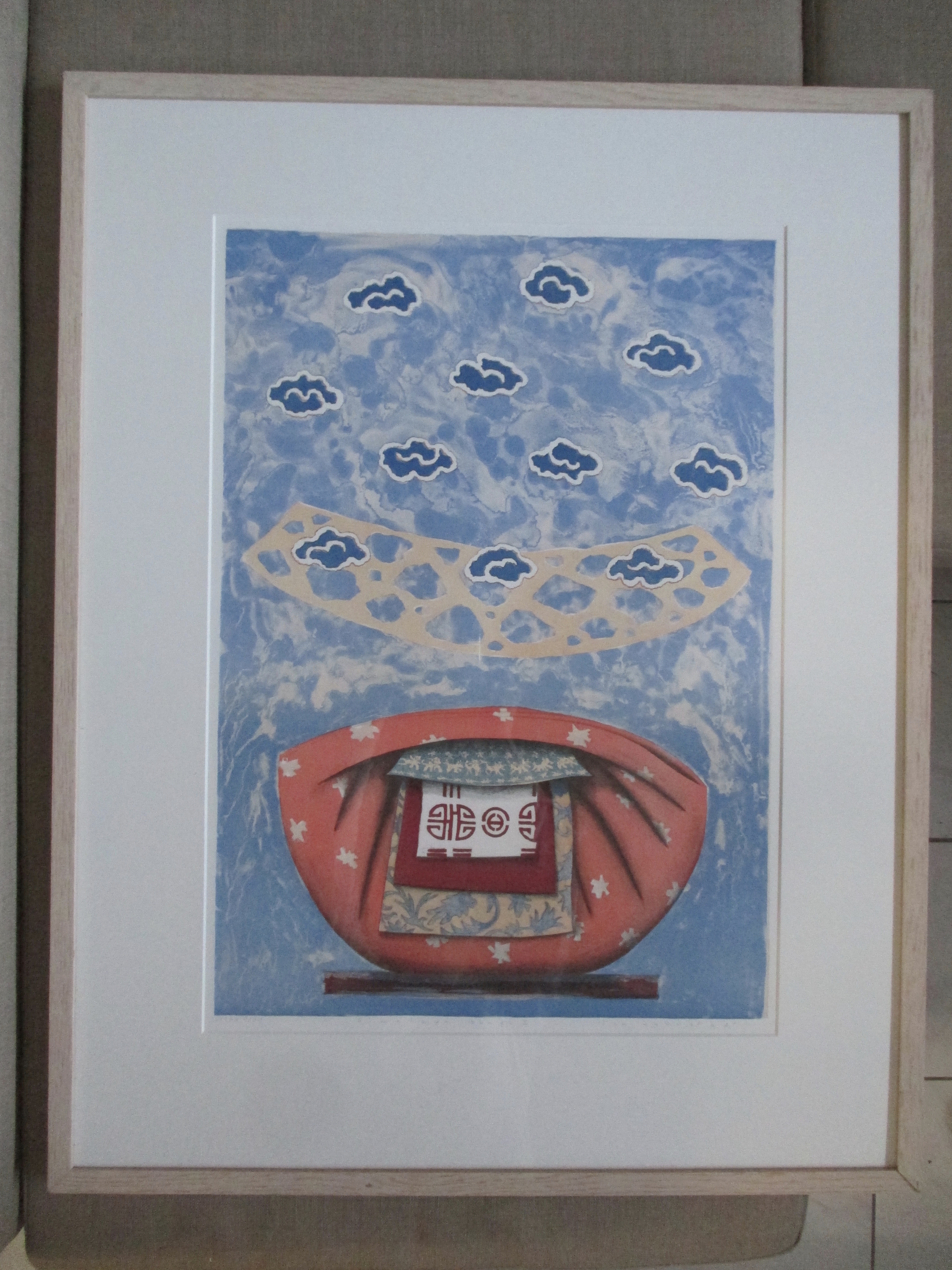 Lon Buttstedt - Ingelijste Litho "Himalaya Blues IV" Barth lijst kopen? Bied vanaf 55!