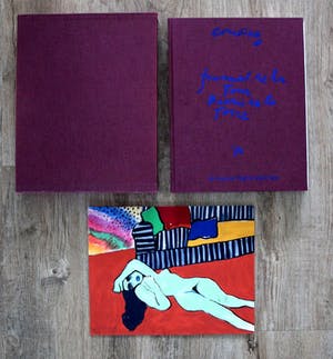 Corneille - Gesigneerde zeefdruk (1975) + boek: Journal de la Tour Diario de la Torre '73 kopen? Bied vanaf 275!