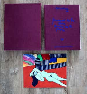 Corneille - Gesigneerde zeefdruk (1975) + boek: Journal de la Tour Diario de la Torre '73 verkocht voor € 275!