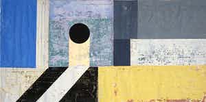 Henri Plaat - Gouache op papier, Zonder titel verkocht voor € 1!