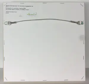 Ton Verstraten - Wandobject monotype en bronzen beeld, Beeld in schilderij en schilderij in beeld kopen? Bied vanaf 100!