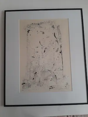 Jan Voets - Inkttekening, zonder titel kopen? Bied vanaf 40!