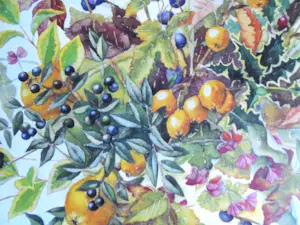 Janneke Brinkman-Salentijn - Prachtig, groot, gedetailleerd kunstwerk.Bloemenweelde. kopen? Bied vanaf 95!