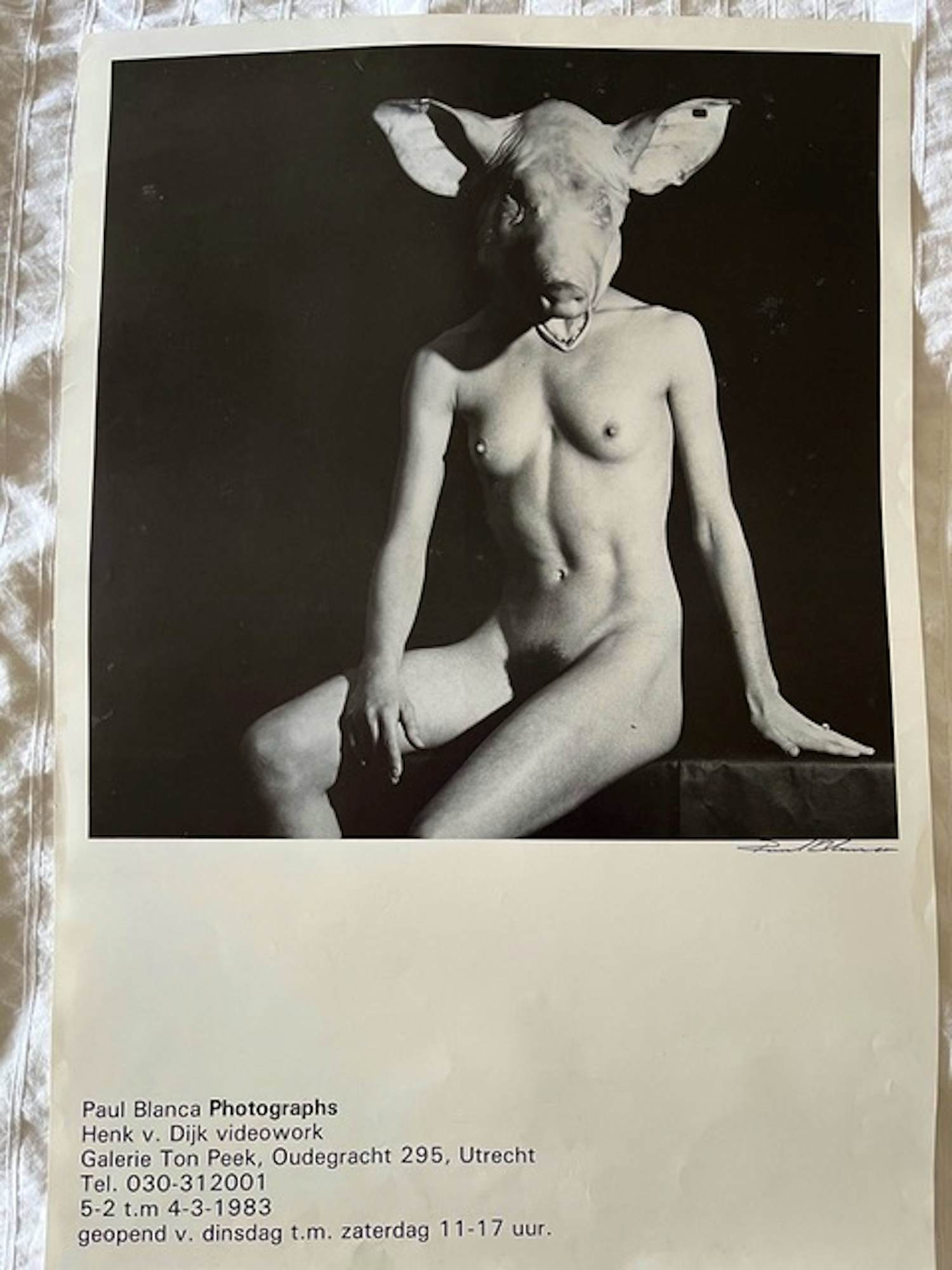 Paul Blanca - poster expositie bij galerie Ton Peek kopen? Bied vanaf 60!