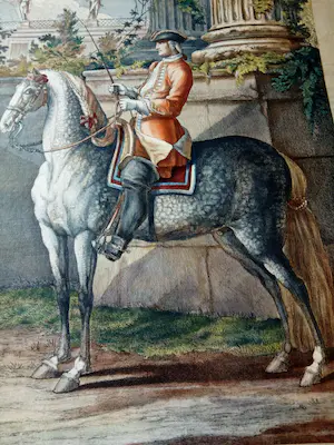 Johann Elias Ridinger - Ruiter te paard. (LAATSTE KANS!) kopen? Bied vanaf 45!