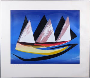 Piet de Ridder - Lithografie, Zonder titel - Ingelijst kopen? Bied vanaf 1!