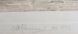 Chris Hammes - Scheepswerf met huizen aan het water. kopen? Bied vanaf 15!