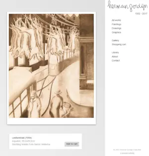 Herman Gordijn - Leidsestraat, aquatint ets kopen? Bied vanaf 175!