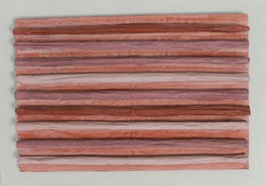 L.P. Boone - Structuur in roze-rood kopen? Bied vanaf 150!